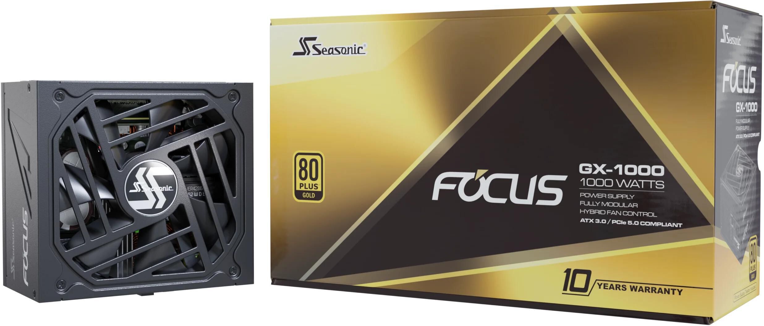 Fonte Modular Seasonic Focus GX-1000W V4 80+ Gold ATX 3.1