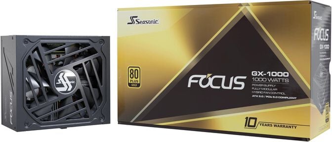 Fonte Modular Seasonic Focus GX-1000W V4 80+ Gold ATX 3.1 image number 7