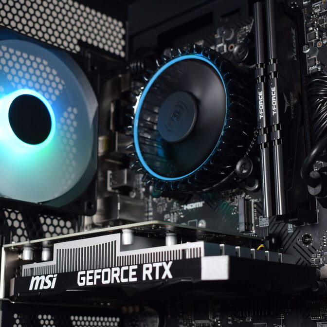 Computador AURA Gamer-PC Intel i3 12100F 16GB DDR4 500GB RTX 3050 WiFi W11 image number 5