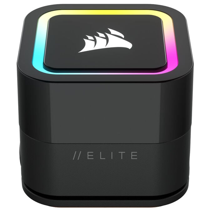 ** B Grade ** Water Cooler CPU Corsair H100x ELITE 240mm Preto image number 4