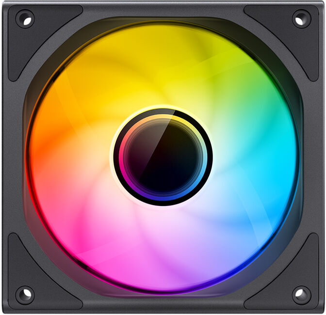Ventoinha Jonsbo ZK-120BR ARGB Reversed PWM Preto - 120mm (3PACK) image number 3