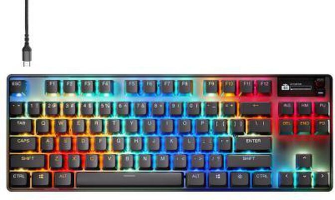 Teclado SteelSeries Apex Pro TKL Wireless Gen 3 RGB (US) image number 1