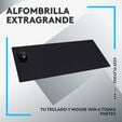 Tapete Logitech G840 XL Cloth Preto image number null