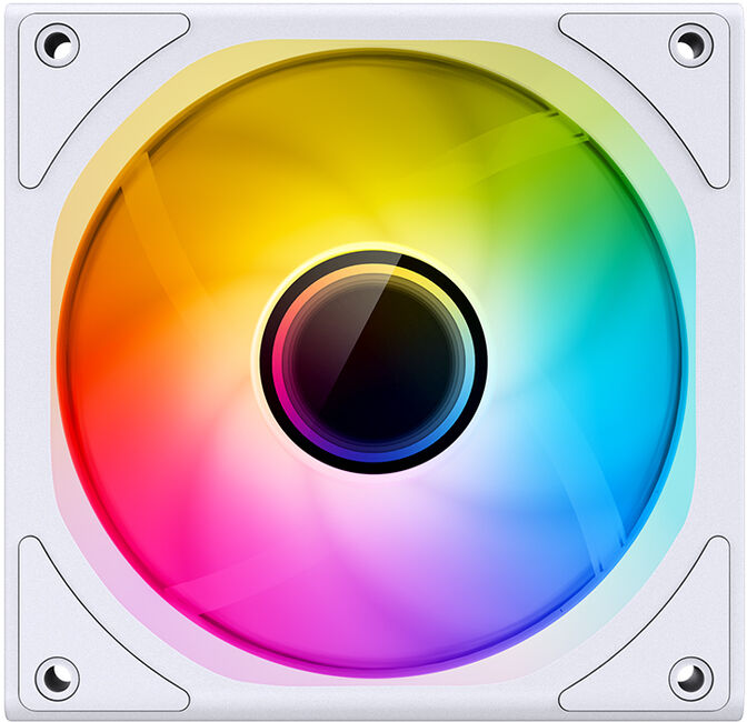 Ventoinha Jonsbo ZK-120W ARGB PWM Branco - 120mm (3PACK) image number 3