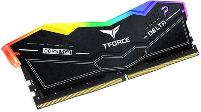 Team Group Kit 32GB (2 x 16GB) DDR5 6600MHz Delta RGB Preto CL34 image number 3