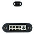 Adaptador Nanocable USB-C > DVI-D 15 CM Cinzento image number null