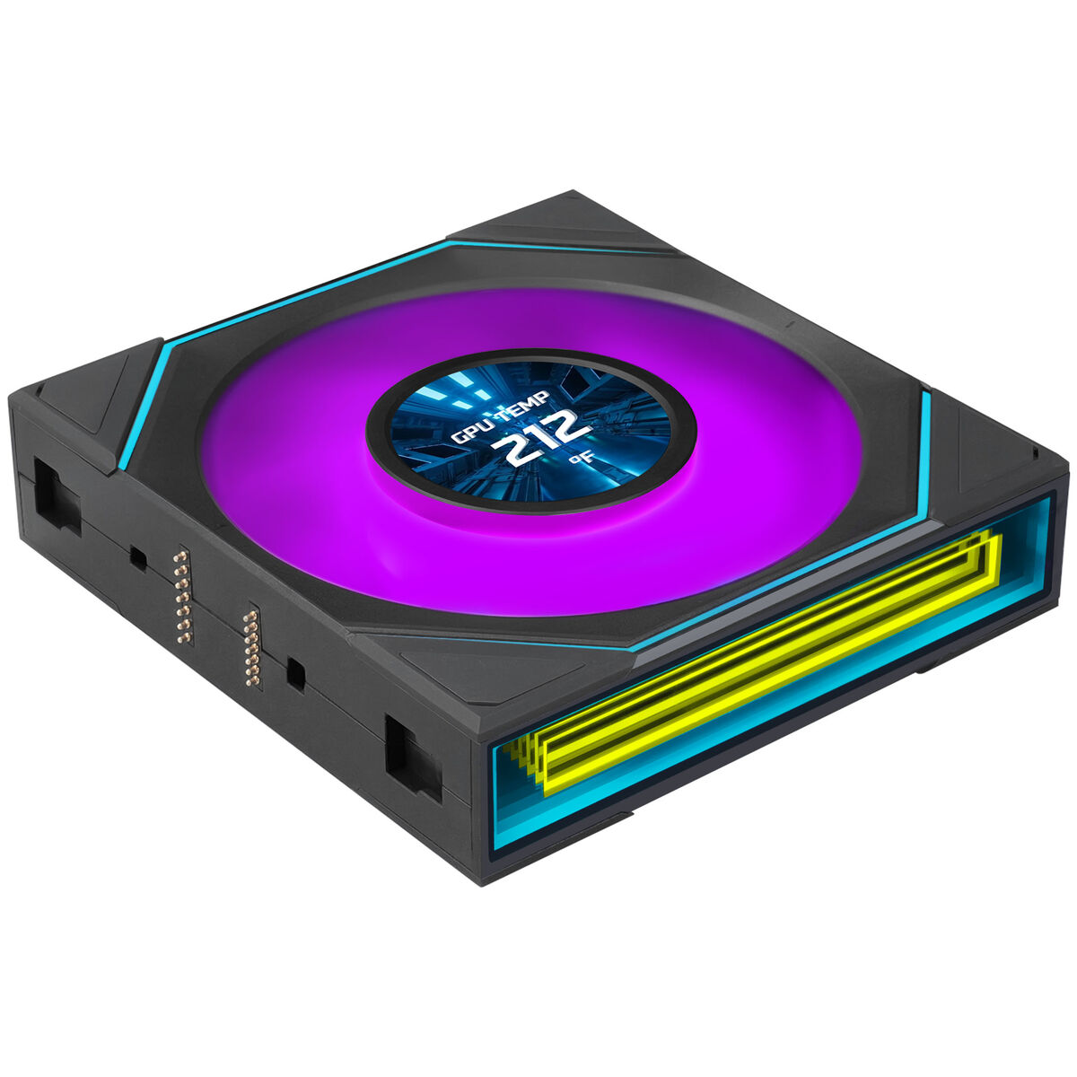 Ventoinha Lian Li UNI FAN SL120 LCD Infinity FLEX Wireless Preto 120mm