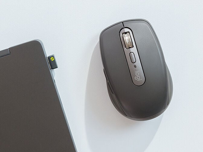 Rato Logitech MX Anywhere 3S for Business 8000DPI Wireless/Bluetooth Cinzento Claro image number 3