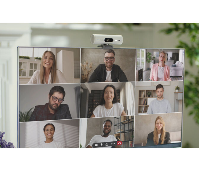 Webcam Logitech Brio 500 Full HD 1080p USB-C Branco image number 7