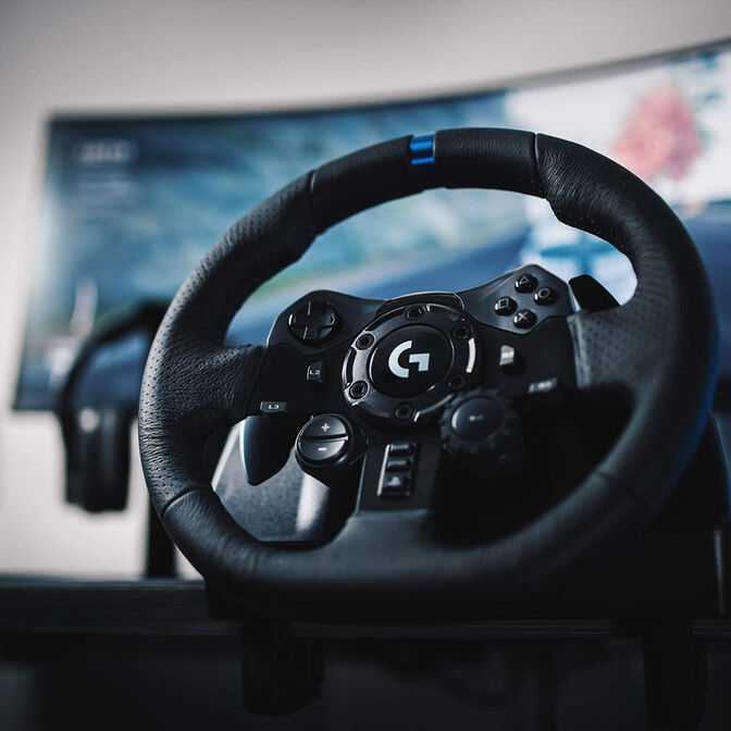 Volante Logitech G923 TrueForce Racing Wheel PS5/PS4/PC image number 4