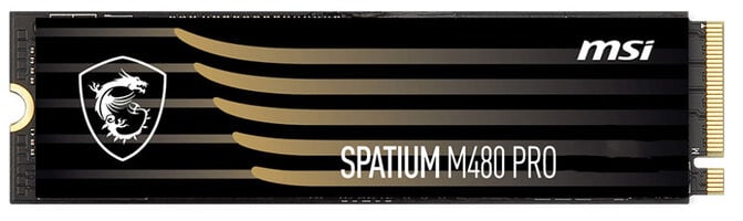 SSD MSI SPATIUM M480 PRO 1TB Gen4 M.2 NVMe (7400/6000MB/s) image number 1