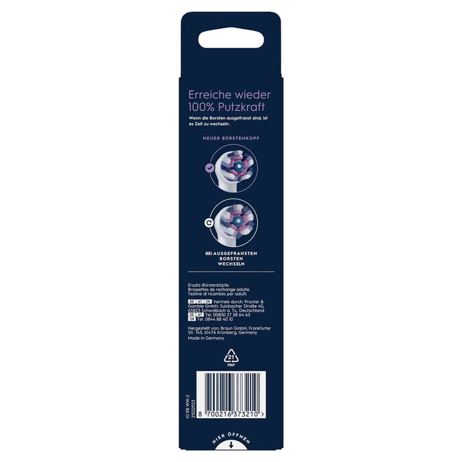 Recargas para Escova de Dentes El&eacute;trica Oral-B iO Radiant White Pack 2 Unidades image number 2
