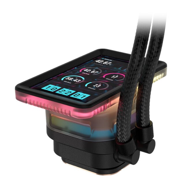 Water Cooler CPU Corsair iCUE LINK TITAN II 360 RX RGB LCD 360mm Preto image number 4