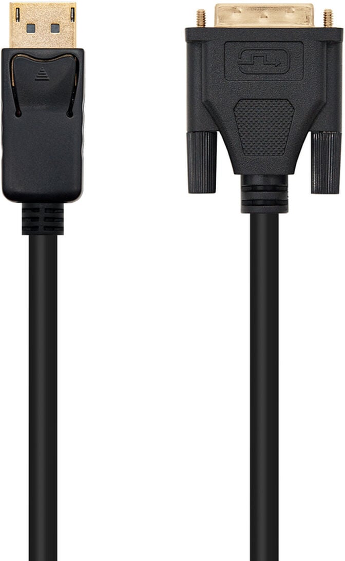 Cabo Conversor Nanocable DisplayPort/M > DVI/M 2 M Preto image number 1