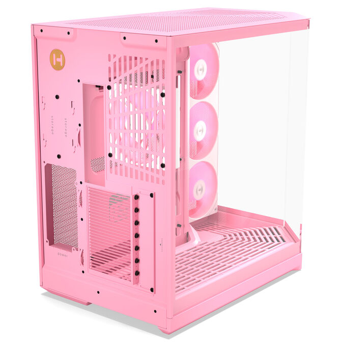 Caixa E-ATX Hyte Y50 Vidro Temperado Strawberry Milk image number 7