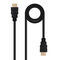 Cabo HDMI V2.0 4K@60Hz 18Gbps Nanocable A M/M 0.5 M Preto
