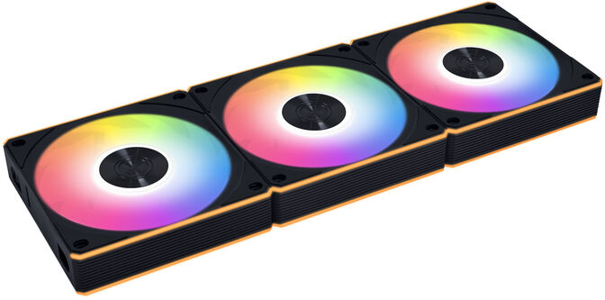 Ventoinha Lian Li UNI FAN CL120 Wireless RGB PWM Preto 120mm (Pack 3) image number 0