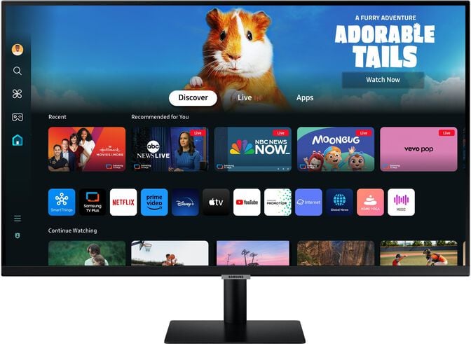 Monitor Samsung Smart M5 32" Full HD VA / 4ms / HDMI / WIRELESS C/ COMANDO image number 3