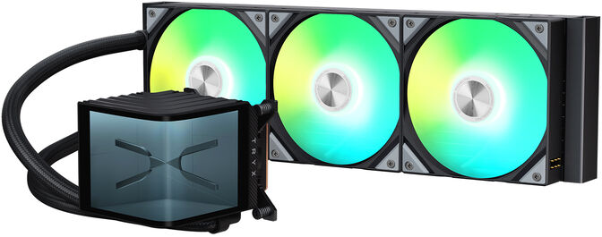 Water Cooler CPU TRYX Panorama Upgraded 360 ARGB Preto image number 1