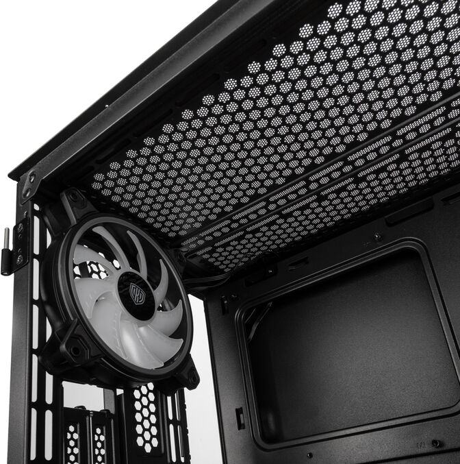 Caixa Micro-ATX Kolink Citadel Glass SE ARGB Vidro Temperado Preto image number 9