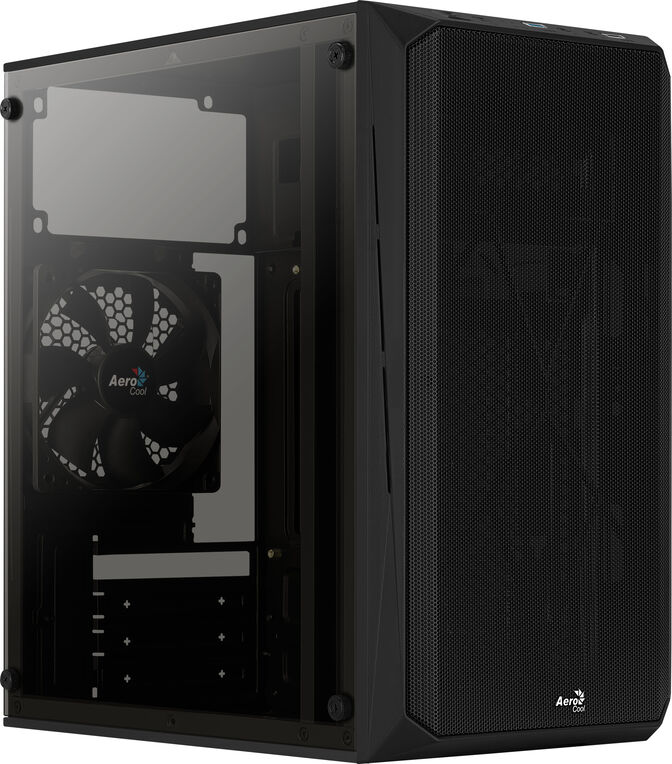 Caixa Micro-ATX Aerocool CS-107 Preto image number 1