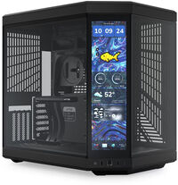 Caixa ATX Hyte Y70 Touch Infinite Vidro Temperado Preto