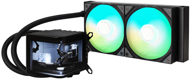 Water Cooler CPU TRYX Panorama 240 ARGB Preto image number 2