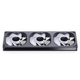 Ventoinha Jonsbo ZB-360  RGB Single-Frame Reversed Pretas - Tripla Ventoinha 120mm ( 360mm ) image number null