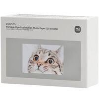 Papel Fotogr&aacute;fico Xiaomi Portable Dye-Sublimation (20 Folhas)