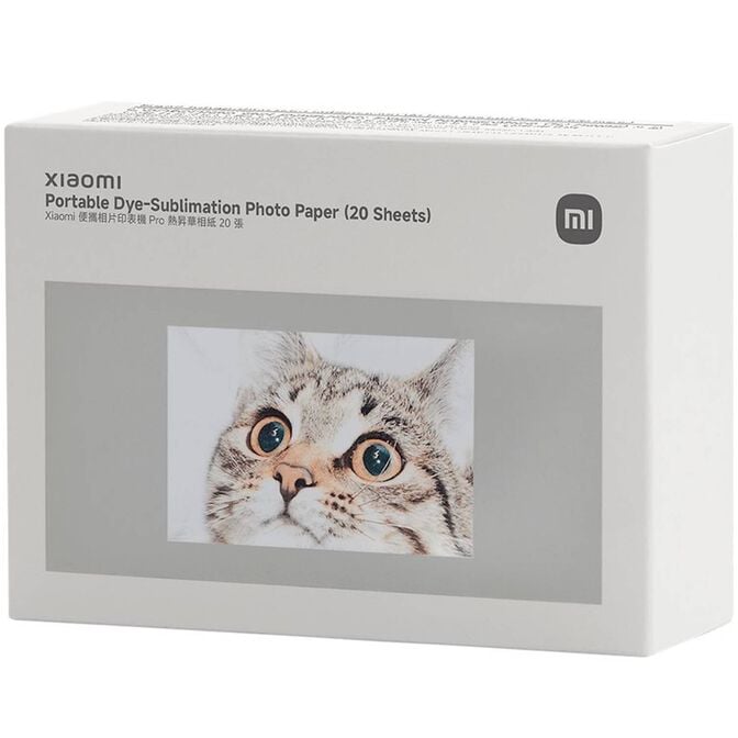 Papel Fotogr&aacute;fico Xiaomi Portable Dye-Sublimation (20 Folhas) image number 0
