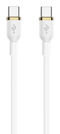 Cabo USB-C Ewent EC1094 Silicone PD240W 480Mbps 2m Branco