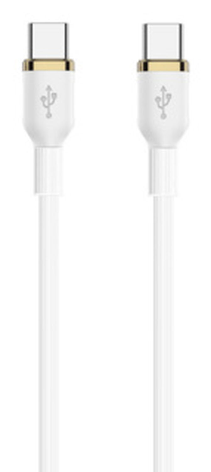 Cabo USB-C Ewent EC1094 Silicone PD240W 480Mbps 2m Branco image number 0
