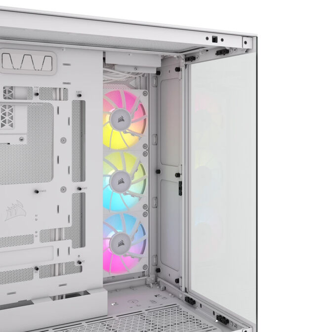 Caixa ATX Corsair iCue LINK 6500X Branca Vidro Temperado image number 5