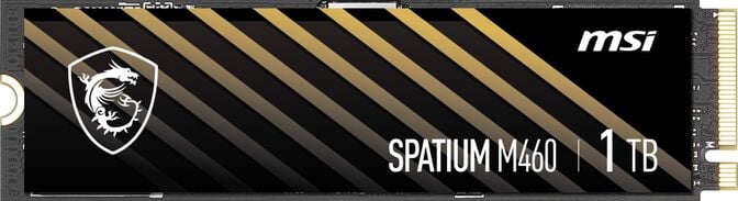 SSD MSI SPATIUM M460 1TB Gen4 M.2 NVMe (5000/4500MB/s) image number 1