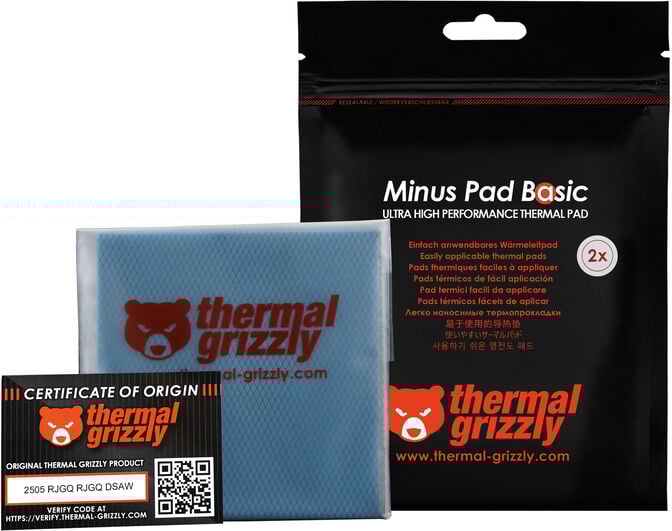 Thermal Pad Thermal Grizzly Minus Pad Basic 100 x 100 x 1.5 mm(Pack 2) image number 5