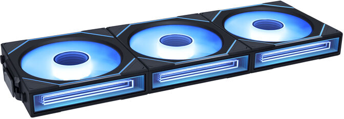 Ventoinha Lian Li UNI FAN SL120 Infinity Wireless RGB PWM Preto 120mm (Pack 3) image number 8