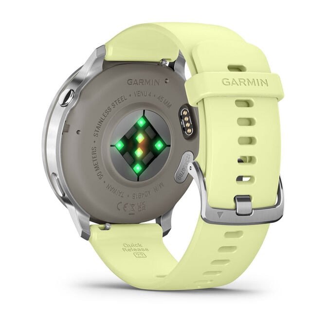 Smartwatch Garmin Venu 4 45mm Prateado/Amarelo image number 4