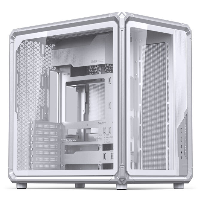 Caixa ATX Jonsbo X400 Vidro Temperado Curvo Branco image number 0
