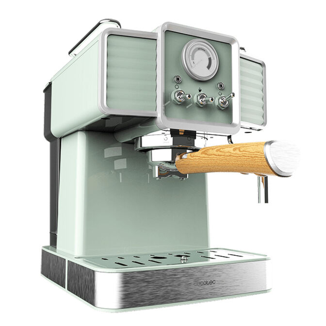 M&aacute;quina de Caf&eacute; Expresso Cecotec Vintage 20 Tradizionale Oliva image number 1