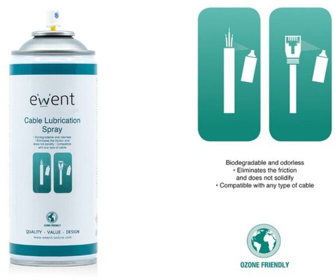 Spray Ewent Lubrificante 200ml image number 1