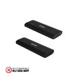 Caixa SSD Tooq TQE-2231B M.2 NVMe PCIe USB3.1 Gen 2 Preto image number null