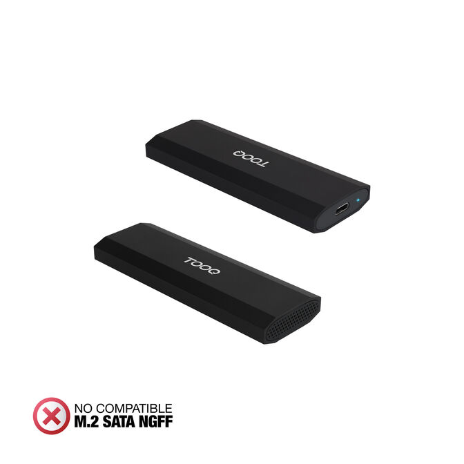 Caixa SSD Tooq TQE-2231B M.2 NVMe PCIe USB3.1 Gen 2 Preto image number 1