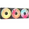 Ventoinha Corsair iCUE Link LX360 RGB PWM Preta 120mm (Pack 3)