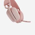 Headset Logitech ZONE Vibe 100 Bluetooth Rosa image number null