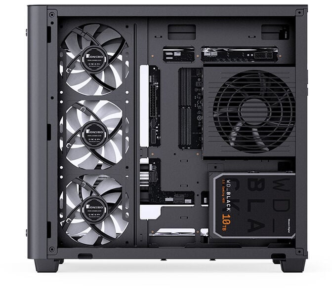 Caixa ATX Jonsbo TK-3 Vidro Temperado Preto image number 2