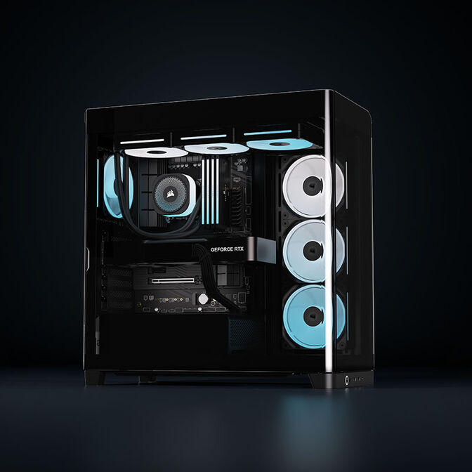 Caixa E-ATX Corsair 4500X LX-R RGB Preto Vidro Temperado image number 16