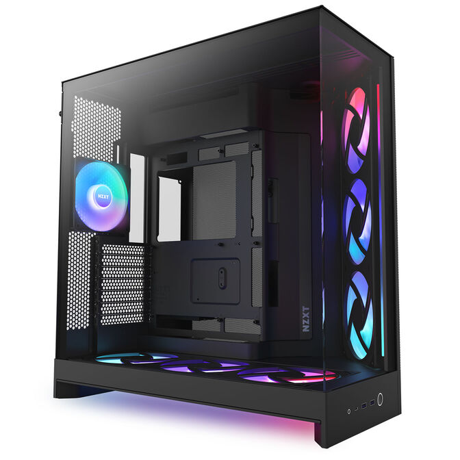 Caixa E-ATX NZXT H9 Flow RGB+ Preta (2025) Vidro Temperado image number 0