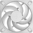 Ventoinha Fractal Design Momentum 12 120mm 2200RPM 4 Pinos PWM Branca image number null