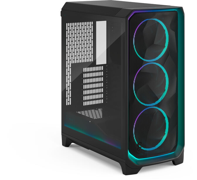 Caixa E-ATX Fractal Design Meshify 3 Ambience Pro RGB Preta TG Light Tint image number 8