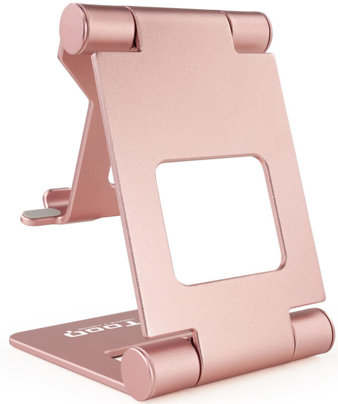 Suporte de Mesa Tooq Ajust&aacute;vel p/ Smartphone/Tablet Max. 10" Rosa image number 2